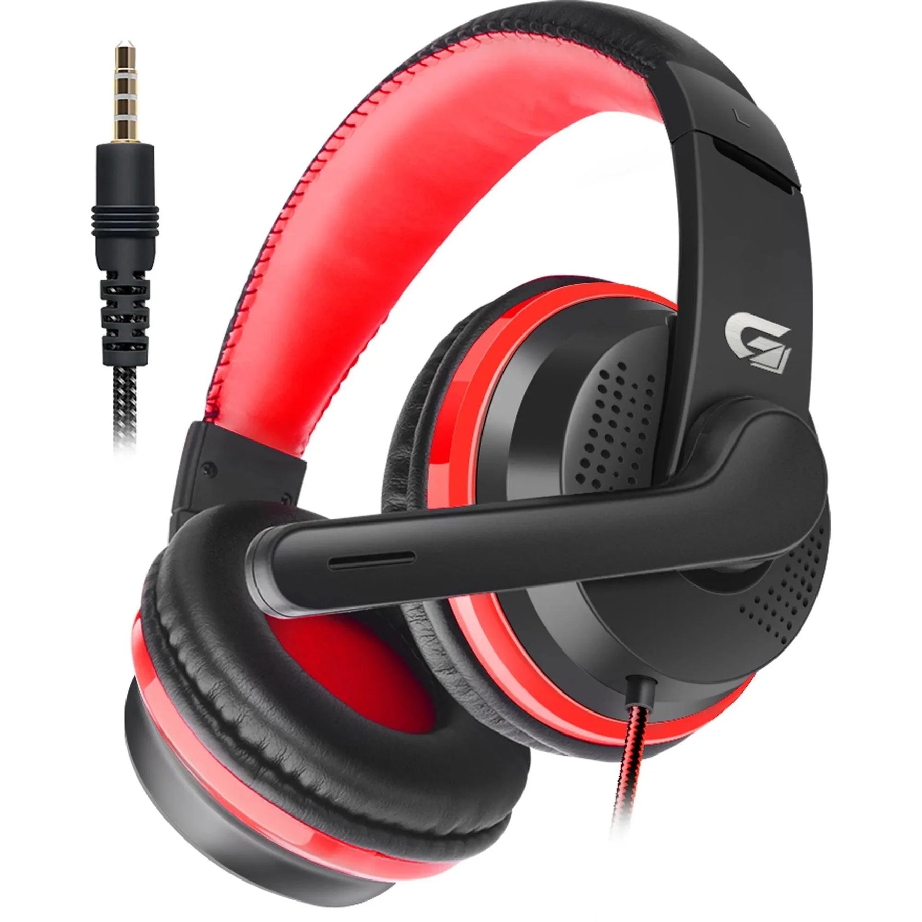 Headset Gamer Fortrek Spider Black P3 Preto/Vermelho - William Eletrônicos