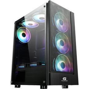 Gabinete Gamer Fortrek Cruiser Mid Tower RGB Preto - William Eletrônicos