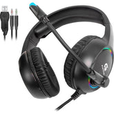 Headset Gamer Fortrek Holt P2 + USB RGB Preto - William Eletrônicos