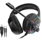 Headset Gamer Fortrek Blackfire P2 + USB RGB Preto - William Eletrônicos