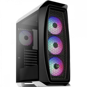 Gabinete Gamer Aerocool Aero One Frost Branco RGB Lateral Vidro - William Eletrônicos