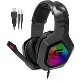 Headset Gamer Fortrek Black Hawk P2 + USB RGB Preto - William Eletrônicos