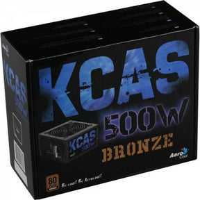 Fonte Gamer ATX Aerocool KCAS 500W 80 Plus Full Range APFC - William Eletrônicos