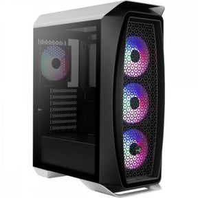 Gabinete Gamer Aerocool Aero One Frost Branco RGB Lateral Vidro - William Eletrônicos