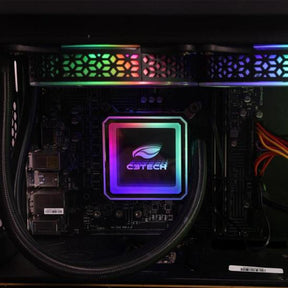 Water Cooler C3Tech FC-W240RGB Preto