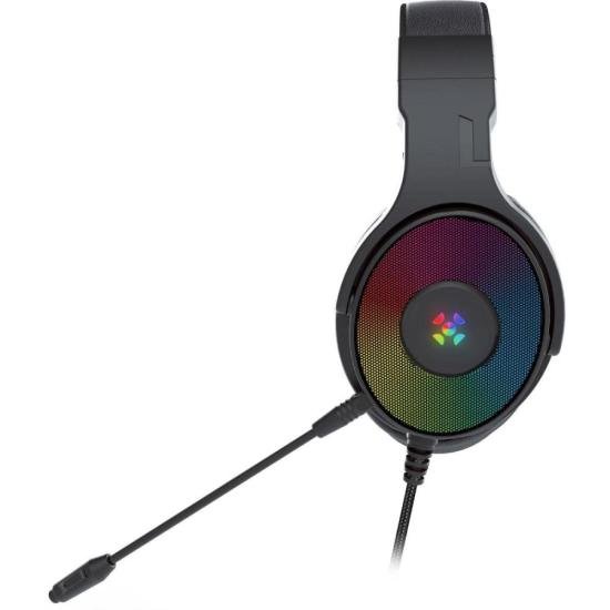 Headset Gamer Fortrek Cruiser 7.1 USB RGB Preto