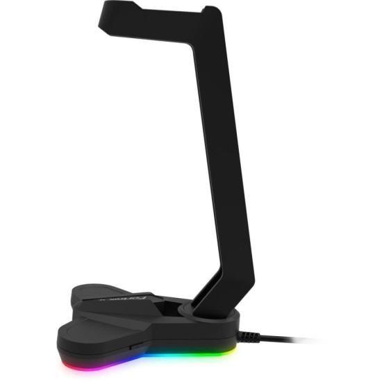 Suporte Para Headset Fortrek Vickers RGB Preto - William Eletrônicos