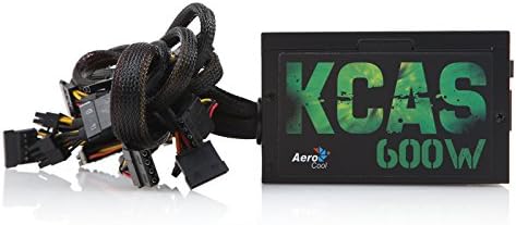 Fonte Gamer ATX Aerocool KCAS 600W 80 Plus Full Range APFC