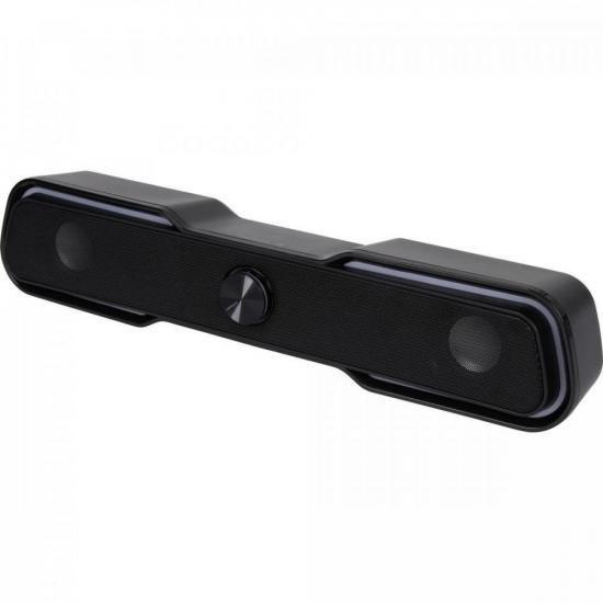 Soundbar Gamer Para PC Fortrek Black Hawk P2 + USB - William Eletrônicos