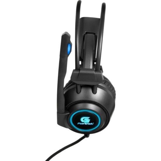 Headset Gamer Fortrek Vickers P2 + USB RGB Preto - William Eletrônicos