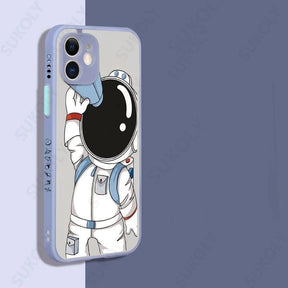 Capa para iPhone Fosco Astronauta - William Eletrônicos