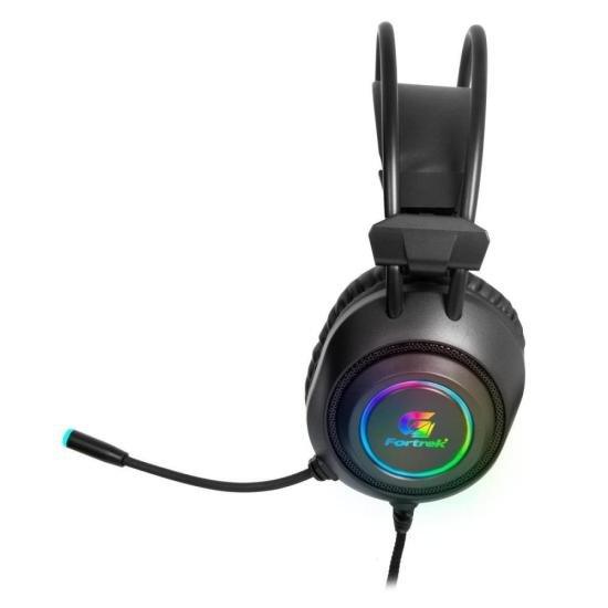 Headset Gamer Fortrek Crusader P2 + USB RGB Preto - William Eletrônicos