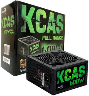 Fonte Gamer ATX Aerocool KCAS 600W 80 Plus Full Range APFC