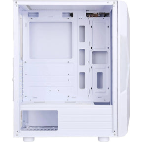 Gabinete Gamer Fortrek Holt Mid Tower RGB Branco - William Eletrônicos