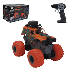 Carro de Controle Remoto Off Road Função Total - Laranja Atomic