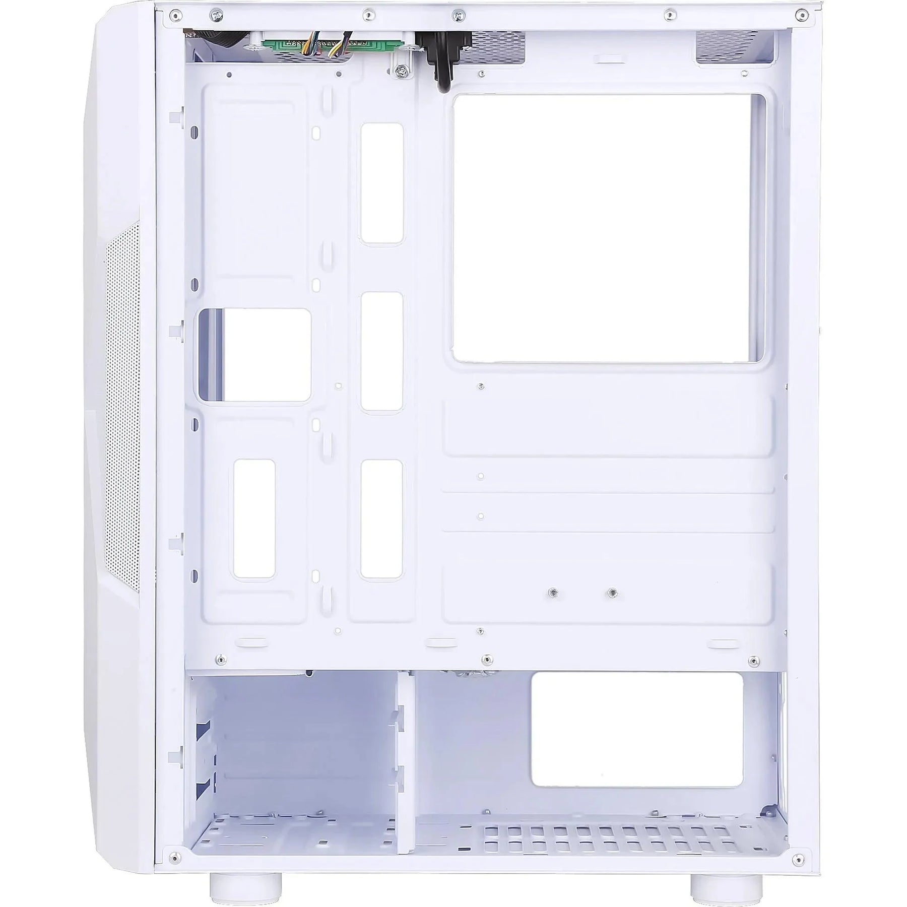 Gabinete Gamer Fortrek Holt Mid Tower RGB Branco - William Eletrônicos