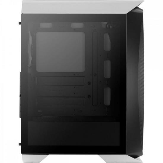 Gabinete Gamer Aerocool Aero One Frost Branco RGB Lateral Vidro - William Eletrônicos