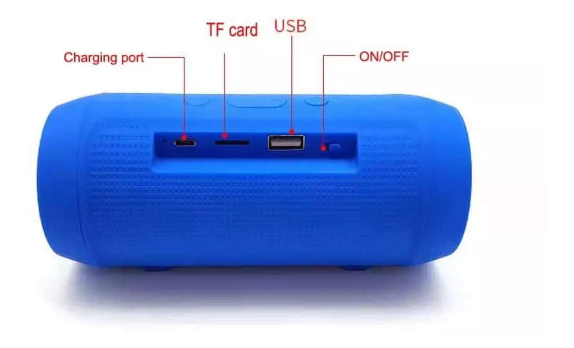 Caixa Caixinha De Som Bluetooth Pendrive Fm Sd Portátil 20w