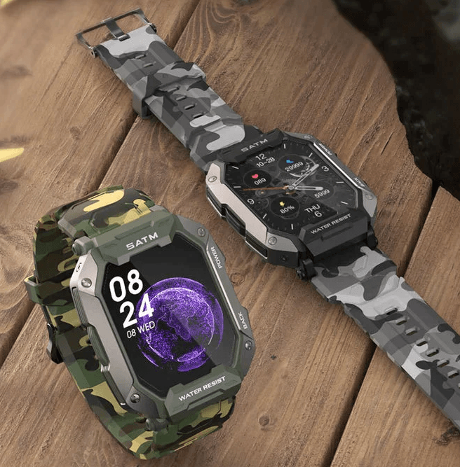 Smartwatch Max Rock Ultra à Prova D'água e Impactos + 1 Pulseira Extra - William Eletrônicos