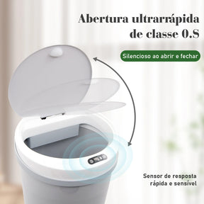 Lata de lixo sensor de toque automático