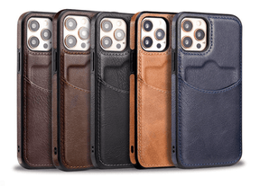 Case iPhone de Couro com Slot para Cartão - William Eletrônicos