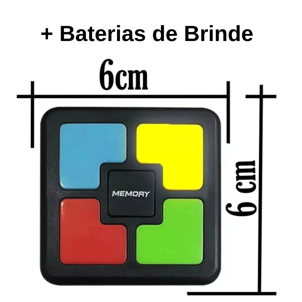 Jogo da Memória Brinquedo Eletrônico com Som e Luz