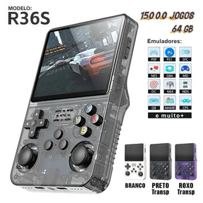 Mini Console de Jogos Portátil BOYHOM R36S