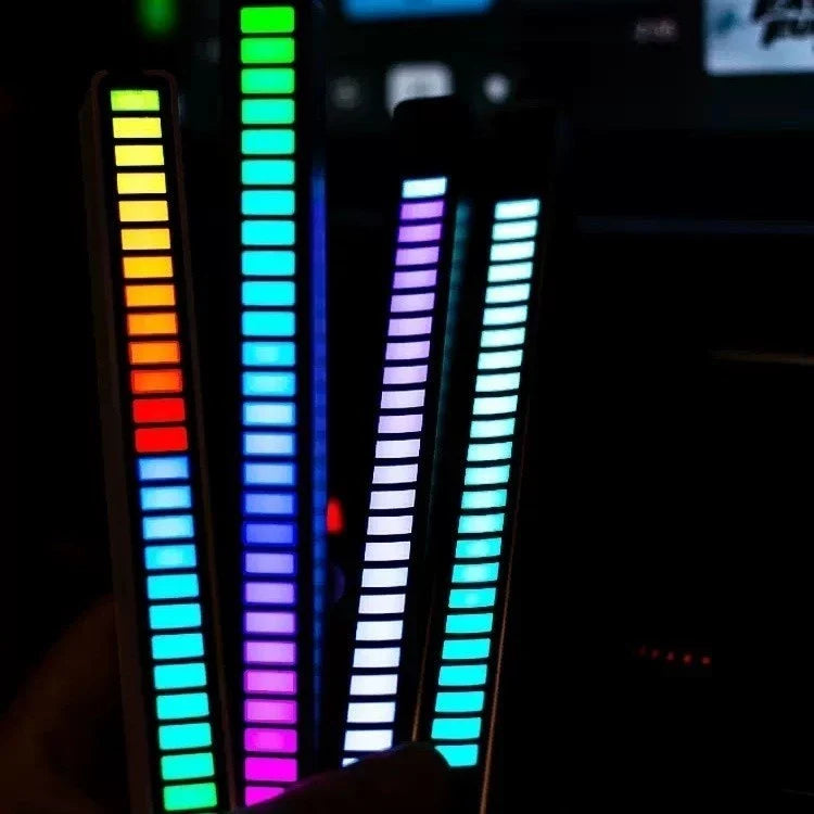 Barra LED Rítmica RGB com Sensor de Som Gamer para Decoração